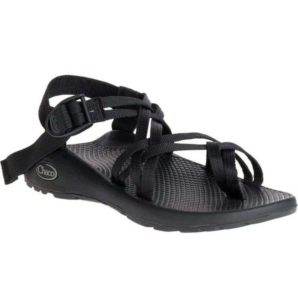 Chaco ZX / 2  Sandal sz 8 Cloud Dual-Strap Cushioned Limb Black hiking gorpcore